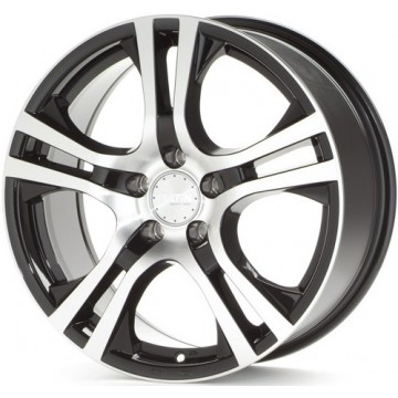 ALU Platišče PLATIN P 53 6,0x15 Črno polirano PLATIŠČA